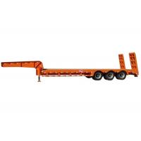 China Transport 60000kg Low Bed Semi Trailer JOST Lowboy Semi on sale