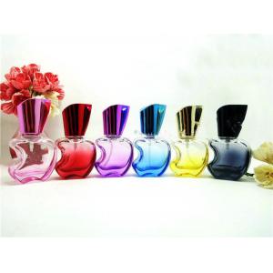 perfume glass bottle 100ml  recycled glass bottles black blue red pink green cap plastic and metal roll frog