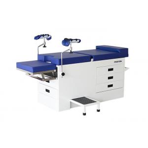 China Five Drawers Gynecological Hospital Examination Table With Basin / Step Stool supplier