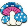 Kids Embroidered Custom Iron On Patches Applique Mushroom Butterfly