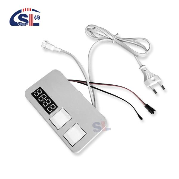 Smart Double Button Touch Sensor Switch with Time and Temperature Output Voltage DC12V