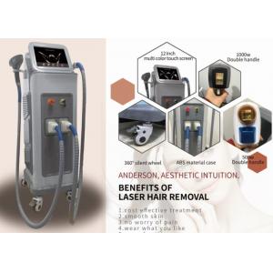 China Safe 808nm Diode Laser Hair Removal Machine Double Handle Piece Painless Effective supplier