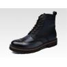 Fashion Style Mens Leather Dress Boots Carve Vintage Pointed Toe Men Martin