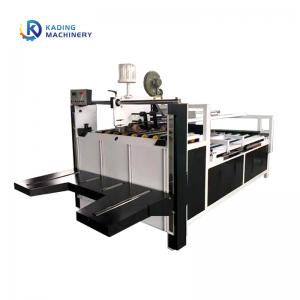Semi Automatic Folding Gluing Machine For Carton Box With Electric Control
