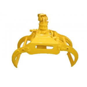 Hydraulic 360 Rotating Log Grapple For Excavator Q355B Material