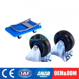 China 1 tire portable flatted platform hand trolley & Utility Service Cart supplier