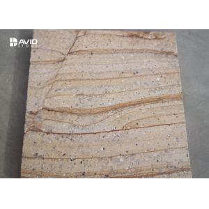 China Yellow Sandstone Stone Cladding Tiles Moisture Absorption elegant decor supplier