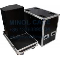China ATA Style Flight Case For EV ELX115P Powered Dual Speakers Aluminum Speakers Case on sale