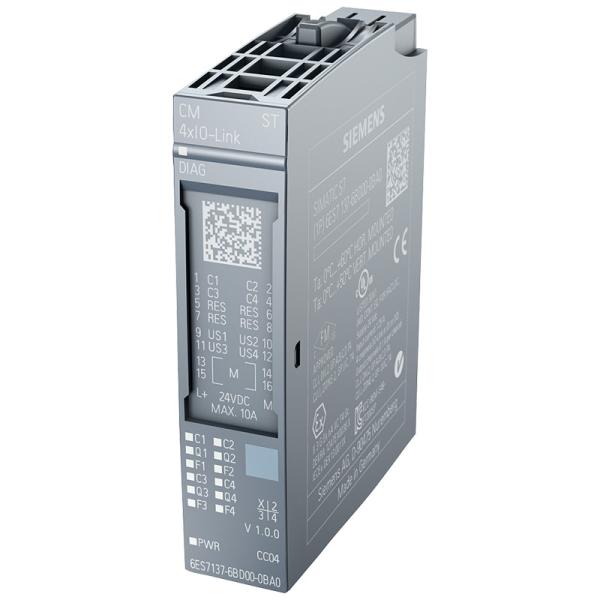 6ES7137-6BD00-0BA0 Siemens ET 200SP CM 4 X IO-Link ST Communication Module IO
