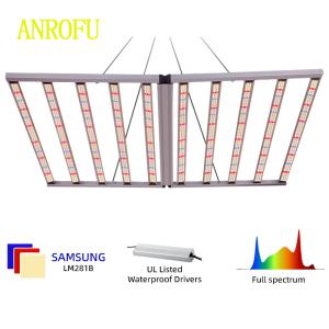 China Optimize Plant Growth with UV IR LED Grow Light Led Bar 12 Strips and Foldable Design supplier