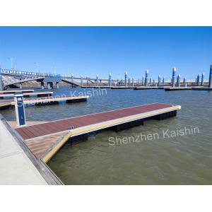 China Aluminum Floating Dock Jetty Marina Engineering Design Finger Floating Pontoon supplier