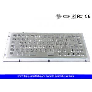 Stainless Steel 64 Keys Industrial Mini Keyboard IP65 Water Resist