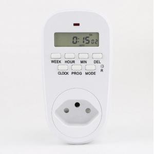 Brazilian Plug Digital Timer Switch Socket  Plug-In Style LCD Smart