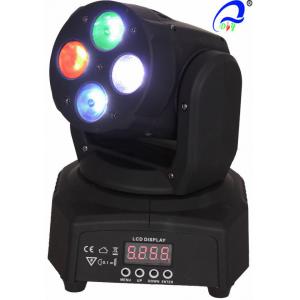 China Mini Moving Head Wash Beam Effect  4pcs 4 in1 10W RGBW Light Stage Lighting supplier