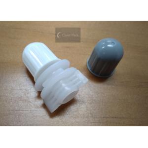 China Polyethylene Round Twist Top Cap 12mm For Plastic Bag / Pouch , Plastic Material supplier