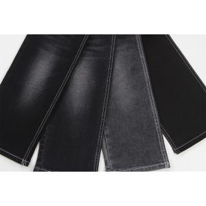 Wholesale  10.5 oz  warp slub  high stretch  black backside woven  denim fabric  for jeans