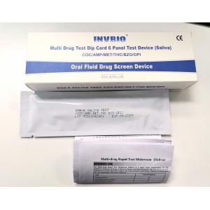 Oral 3.00mm 6 Panel Saliva Drug Test FDA CE FSC