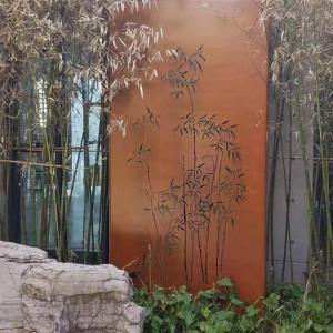 China Architectural Art Metal Garden Products Sturdy  Corten Steel Garden Screens supplier