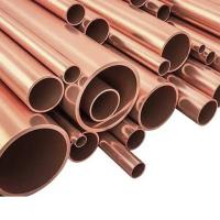 China 1/4 1/2 Copper Pipe Brass Metals Tube Small DiameterAlloy Oxygen Free 120mm on sale