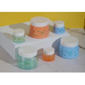 China 250ml 50ml Scrub Cream Plastic Container With Disc Cap Narrow Shoulder Jar supplier