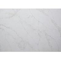 China High Tenacity White Quartz Bathroom Countertops 6mm 8mm 10mm Thickness on sale