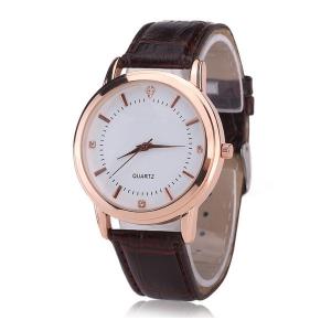 Customized Logo Ladies Fashion Watches , Classic Ladies Watches With Brown / Black Strap