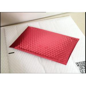 China Biodegradable Red Anti Static Bubble Bags For Toy 115x210mm #B VMPET Material supplier