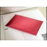 Biodegradable Red Anti Static Bubble Bags For Toy 115x210mm #B VMPET Material