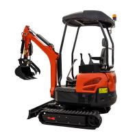 China Japanese import brand Engine 1.8 Tone Hightop Mini Excavator With Telescopic Track Chassis on sale