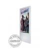 China White Lift Wall Mount LCD Display , Elevator LCD Advertising Player Super Thin Frame wholesale