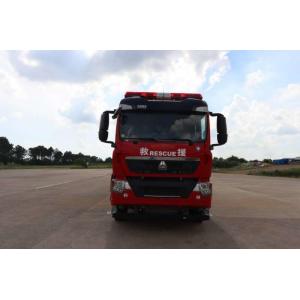 PM180/SG180 HOWO Hydraulic Fire Truck With Water Tank Country Ⅵ 2+4 80L/S