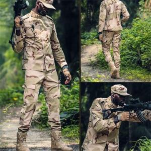 China Military Uniform Suit Unisex Lightweight Military Camo Tactical Camo Hunting Combat BDU Uniform Army Suit Set supplier