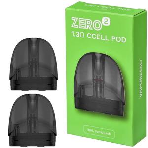 Vaporesso Zero 2 Empty Vape Pod Cartridge 2pcs 1.3ohm Ccell ( 1.0ohm Mesh Pods )