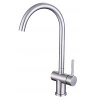 China Hot And Cold Water 304 Stainless Steel Faucet Brushed Steel Water Tap on sale