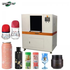 360 Degree Cylinder Uv Printer For  Plastic Bottle  Beer Cup Cosmetic Bottle