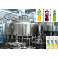 China PET / Glass Bottle Fruit Juice Hot Filling Machine for packing on sale