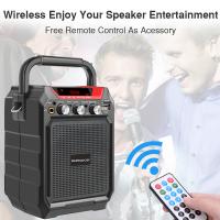 China Remote Wireless Portable Bluetooth Speakers With Microphone UHF Recording 3.5mm 6.5mm Handle on sale