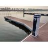 Marine Aluminium Gangway Anti Skid Walkway Floating Bridge / Floating Pontoon