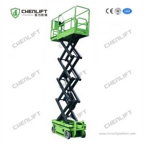 China Electric Aerial Work Platform Lift Capacity 320kg Self-propelled Scissor Lift of Max 13.8m Working Height supplier