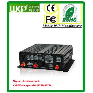 China Compression mobile antivibrationne de 4CH 3G DVR H.264 supplier