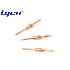 Brass PCB Circuit Board Pins 1.8mm With Gold Plated Nickel Plated