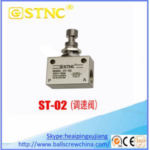 China ST-02 One way throttle valve ST-04/ flow control valve supplier