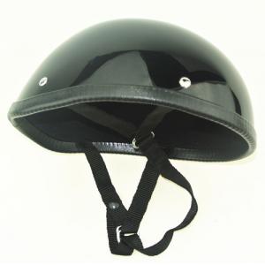 China Half face Polo Novelty Motorcycle Half Helmet Black colour All size made in China supplier
