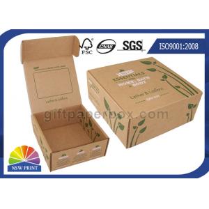 Printed Brown Corrugated Mailer Box kraft paper gift boxes Beauty Product Packaging