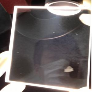 Customized Single Crystal Sapphire Optical Lens / Optical Glass Windows For Scanner