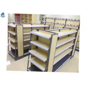China MDF Supermarket Storage Racks For Convenience Store , Pharmacy Store supplier