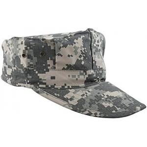 Octagonal Military Camouflage Cap Sun Hat Military Army Hat Woodland Camo Outdoor Tactical Octagonal Cap Fishing Hik