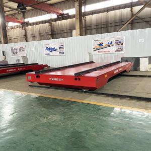 China Manufacture Plant Rail Transfer Cart 25 Tons Motorized Rail Cart supplier