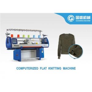 Flat Bed Three System 14G Sweater Knitting Machine