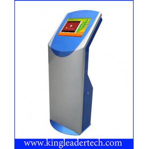 19 inch custom self service kiosk with customizable components like barcode scanner